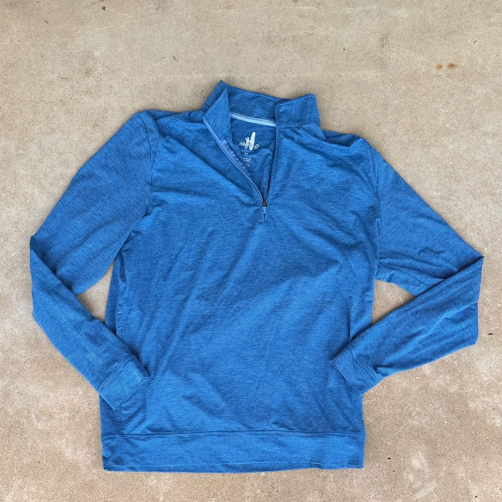 johnnie-O Men's Blue quarter-zip pullover